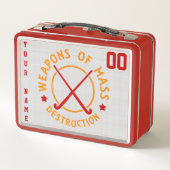 Feldhockey-Lunch-Box mit individueller Anpassung Metall Lunch Box (Rückseite)