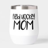 Feldhockey-Mama – Sideline-Sipper-Weinbecher (Rückseite)