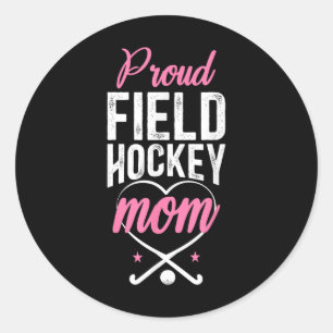 Feldhockey-Mama Stolz Feldhockey-Mama _1 Runder Aufkleber