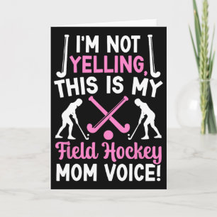 Feldhockey-Mutter-Stimme Mutter eines Feldhockey-S Karte
