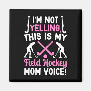 Feldhockey-Mutter-Stimme Mutter eines Feldhockey-S Magnet