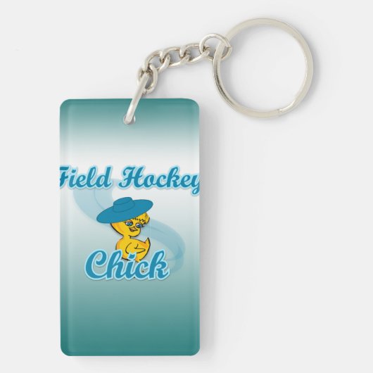 Feldhockey Nr. 3 Schlüsselanhänger (Rückseite)