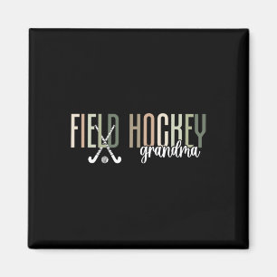 Feldhockey-Oma eines Feldhockey-Spielers Enkelin Magnet