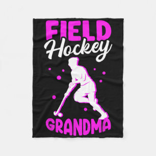 Feldhockey-Oma Hockeyspielerin Feldhockey Fleecedecke