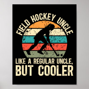 Feldhockey-Onkel-Definition Feldhockey-Spieler  Poster