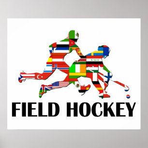 Feldhockey Poster