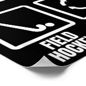 Feldhockey-Routine Poster (Ecke)