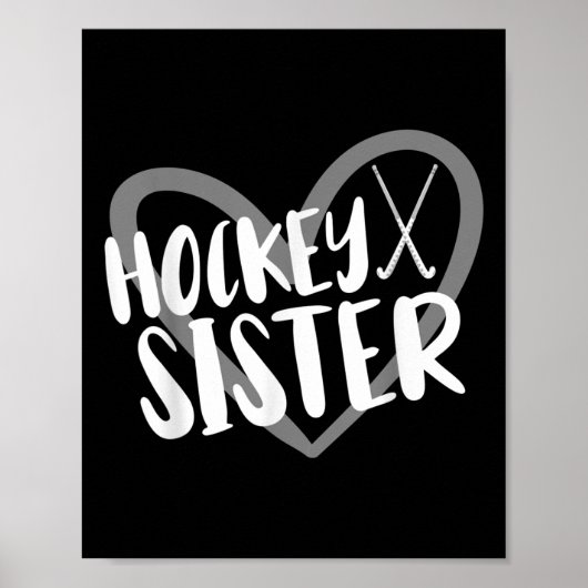 Feldhockey Schwester Poster (Vorne)