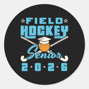 Feldhockey Senior 2026 Abschluss Cl Senior Nigh Runder Aufkleber