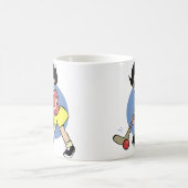 Feldhockey-Spieler Kaffeetasse (Mittel)