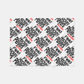 Feldhockey-Spieler machen es besser Fleecedecke (Vorderseite (Horizontal))