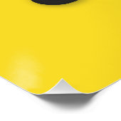 Feldhockey-Sticks Namensnummer anpassen Poster (Ecke)