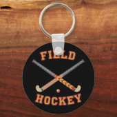 Feldhockey-Sticks Schlüsselanhänger (Vorderseite)