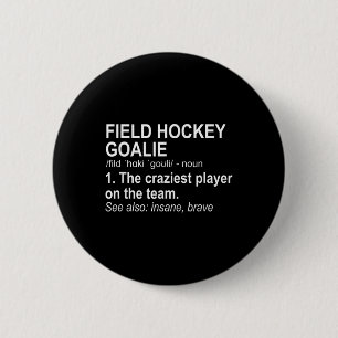 Feldhockey-Torhüter-Definition Button