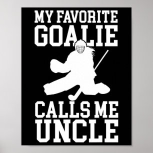 Feldhockey-Torhüter-Onkel Feldhockey-Torwart Poster