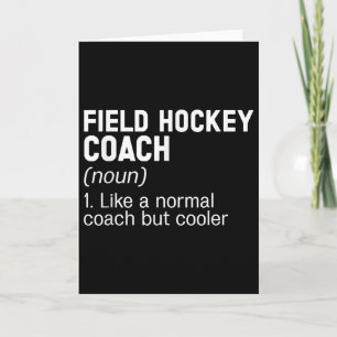 Feldhockey-Trainer-Definition Feldhockey-Trainer Karte