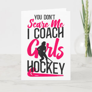 Feldhockey-Trainer Du schüchterst mich nicht ein I Karte