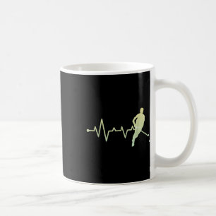 Feldhockey-Trainer Herzschlag Feldhockey-Zubehör Kaffeetasse