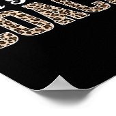 Feldhockey-Trainer Leopard Feldhockey-Trainer Poster (Ecke)