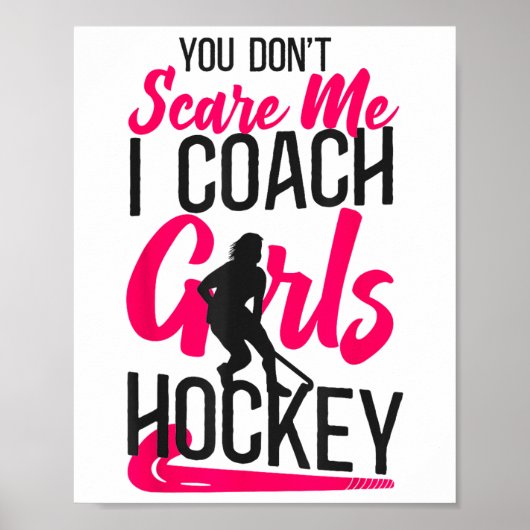Feldhockey-Trainer Sie schüchtern mich nicht ein I Poster (Vorne)