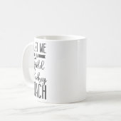 Feldhockey-Trainer Vertrau mir ich bin ein Feldhoc Kaffeetasse (Vorderseite Links)