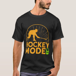 Feldhockey Vintage-Hockey-Modus aktiviert T-Shirt