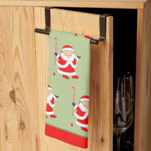 Feldhockey Weihnachten Geschirrtuch