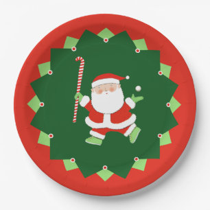 Feldhockey-Weihnachtsfeier Pappteller