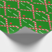 Feldhockey-Weihnachtsgeschenk Geschenkpapier (Ecke)