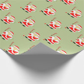 Feldhockey-Weihnachtsgeschenk Geschenkpapier (Ecke)