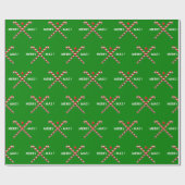 Feldhockey-Weihnachtsgeschenk Geschenkpapier (Flach)