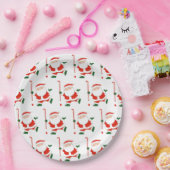 Feldhockey-Weihnachtsgeschenk Pappteller (Party)