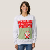 Feldhockey-Weihnachtsgeschenk Sweatshirt (Vorne ganz)