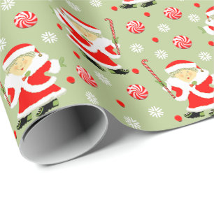 Feldhockey-Weihnachtspapier Geschenkpapier