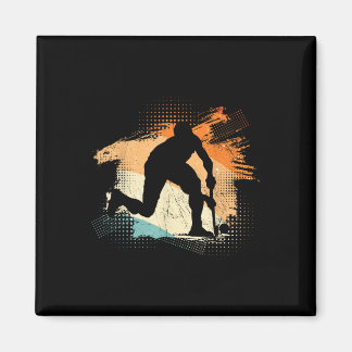 Feldhockey-Zubehör Retro Feldhockey-Liebhaber Magnet