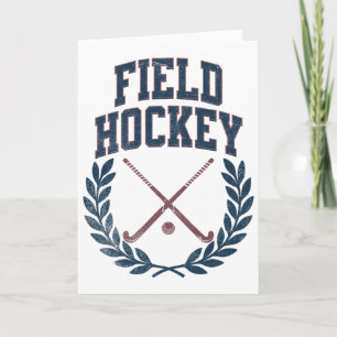 Feldhockeyschläger Kranz College Design für Athlet Karte
