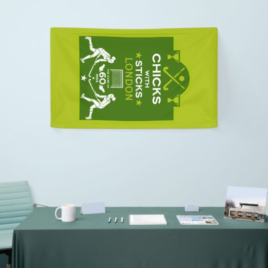 Feldhockeysport Banner (Messeveranstaltung)