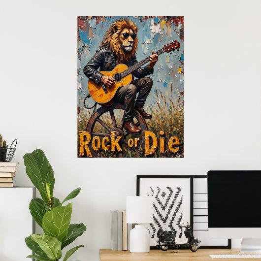 Feldkonzert: Löwenhymne Poster (Heimbüro)