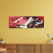 Feldkrane Leinwanddruck (Insitu (Wohnzimmer))