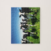 Feldkühe, Stadt Betsukai, Hokkaido Puzzle (Vertikal)