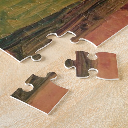 Feldlandschaft von Egon Schiele Puzzle (Seite)