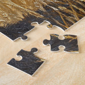 Feldmalerei auf Schwarzziegenweizen Puzzle (Seite)
