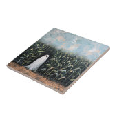 Feldmalerei mit Whimsical Ghost-Mais Fliese (Seite)