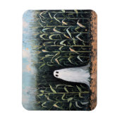 Feldmalerei mit Whimsical Ghost-Mais Magnet (Vertikal)
