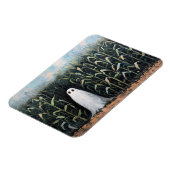 Feldmalerei mit Whimsical Ghost-Mais Magnet (Linke Seite)