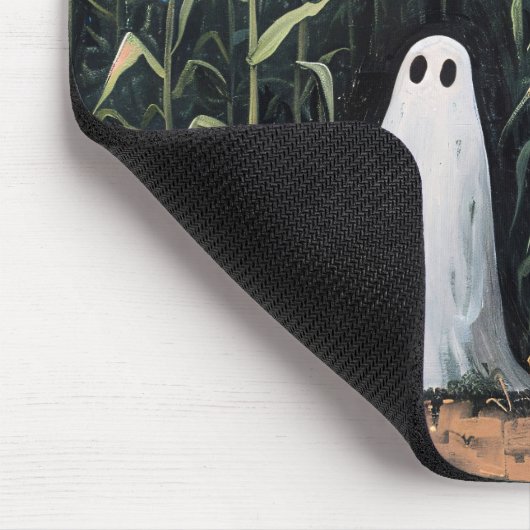 Feldmalerei mit Whimsical Ghost-Mais Mousepad (Ecke)