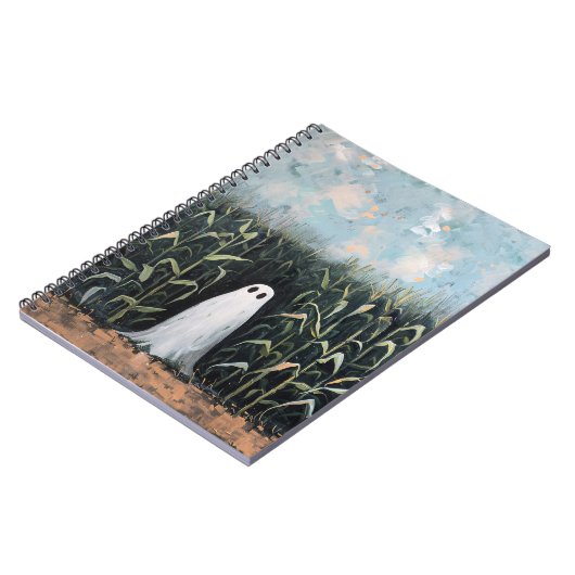 Feldmalerei mit Whimsical Ghost-Mais Notizblock (Linke Seite)