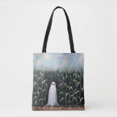 Feldmalerei mit Whimsical Ghost-Mais Tasche (Vorderseite)