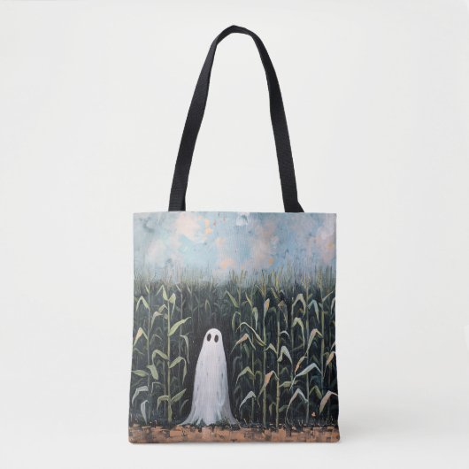 Feldmalerei mit Whimsical Ghost-Mais Tasche (Vorderseite)