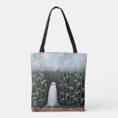 Feldmalerei mit Whimsical Ghost-Mais Tasche (Rückseite)